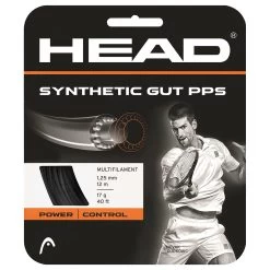 Head Synthetic Gut 17/1.25 PPS Tennis String (Black)