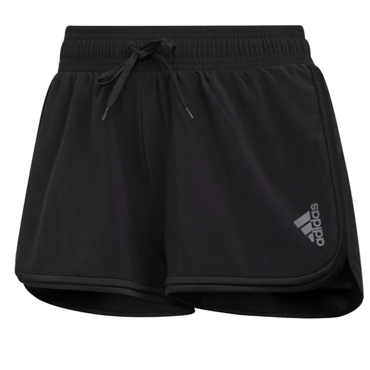 Adidas Women's Club Shorts (Black/Grey Five) - Image 6