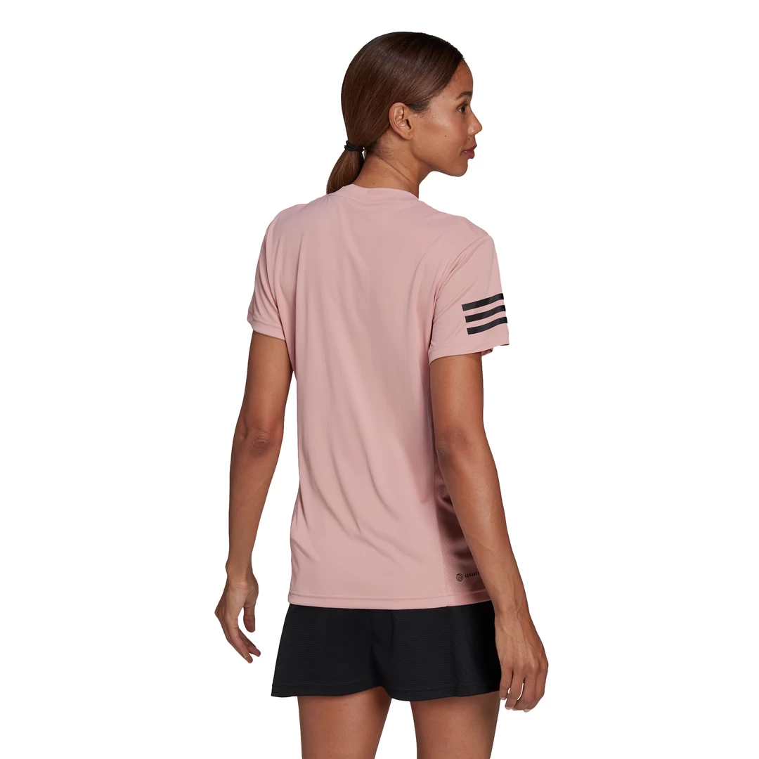 Adidas Women's Club Tennis Top (Pink/Black) - Image 3