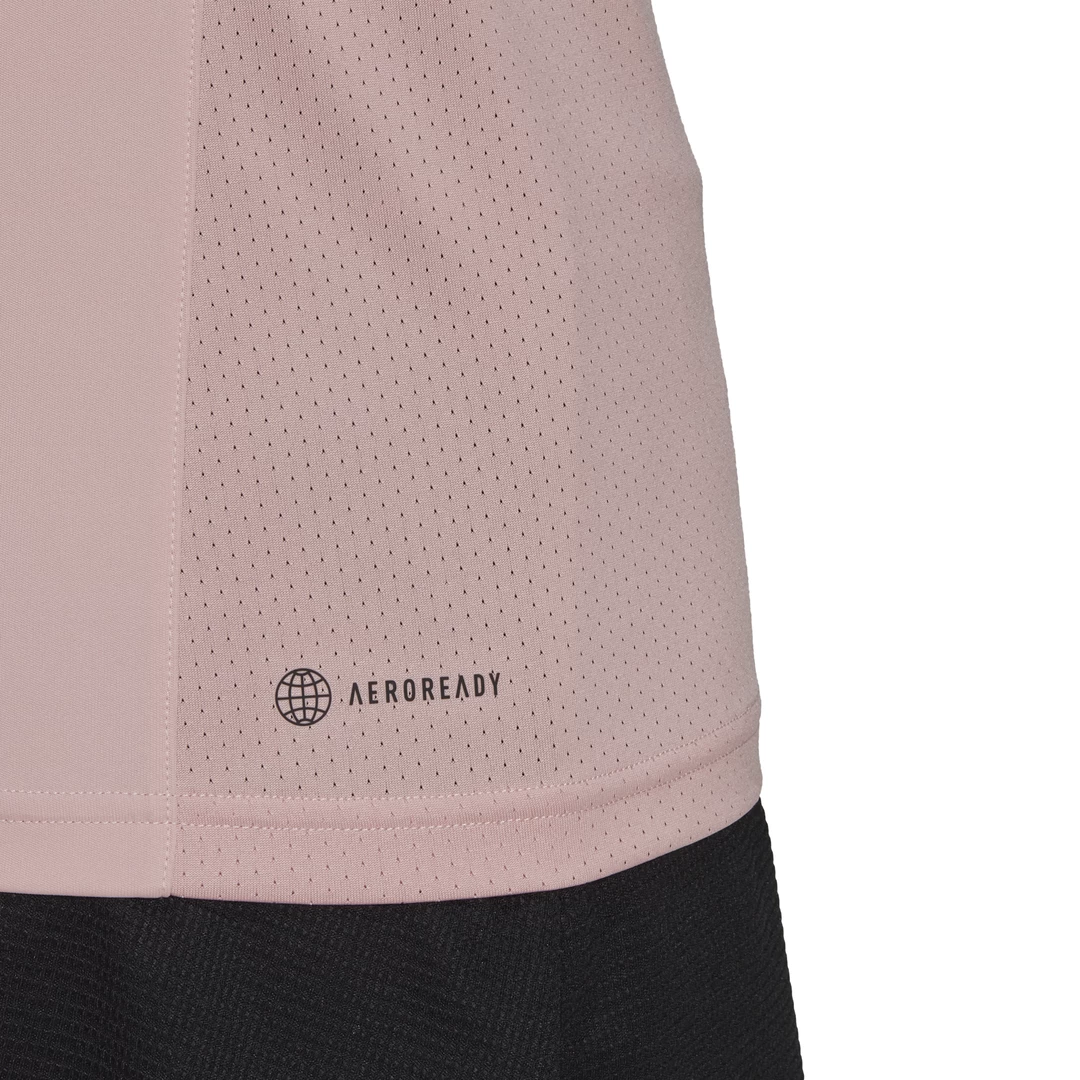 Adidas Women's Club Tennis Top (Pink/Black) - Image 7