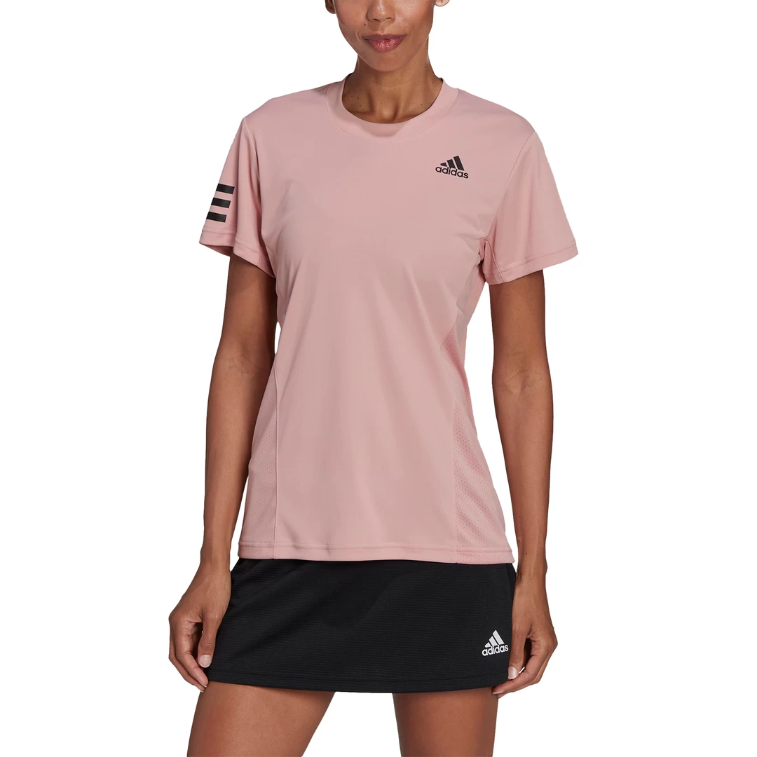 Adidas Women's Club Tennis Top (Pink/Black) - Image 5