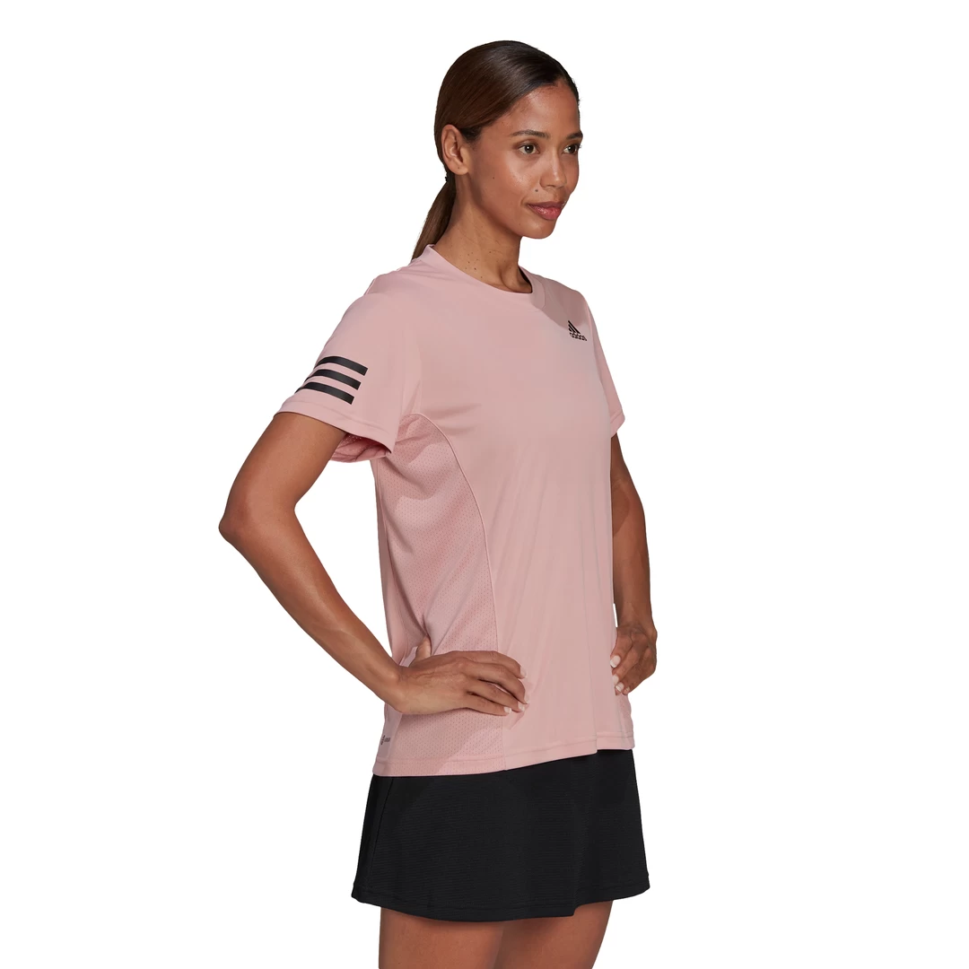 Adidas Women's Club Tennis Top (Pink/Black) - Image 4