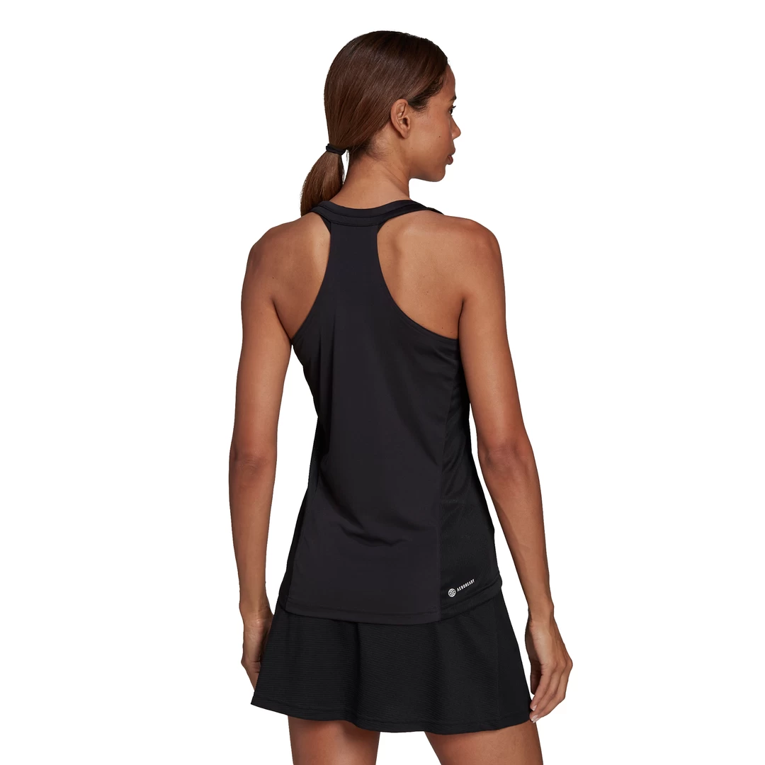 Adidas Women's Club Tennis Tank Top (Black/White) - Image 2