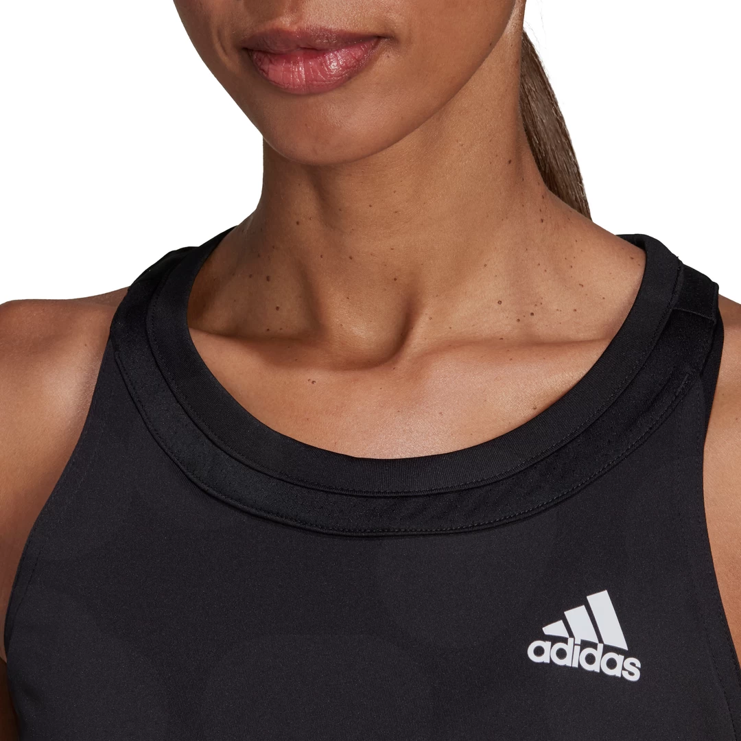 Adidas Women's Club Tennis Tank Top (Black/White) - Image 3