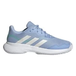 Adidas CourtJam Control Women's Tennis Shoe (Blue/White)