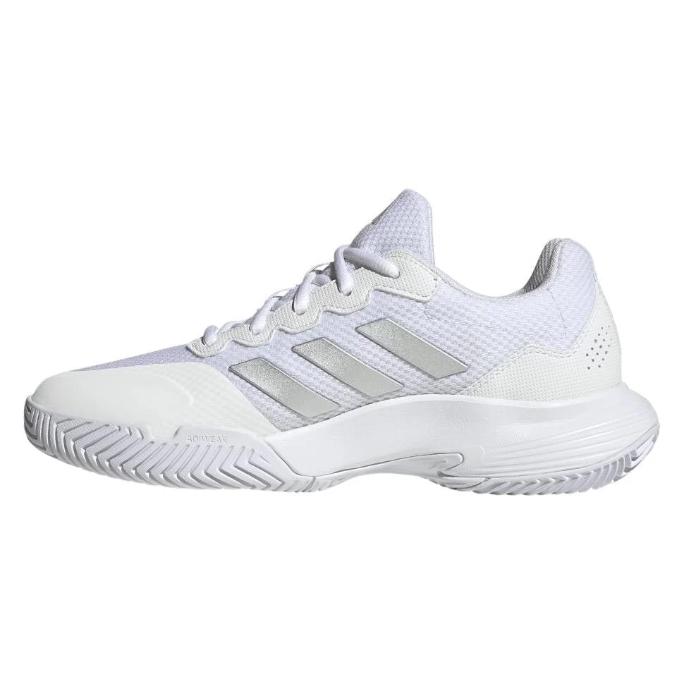 Adidas GameCourt 2 Women's Tennis Shoe (White) - Image 3