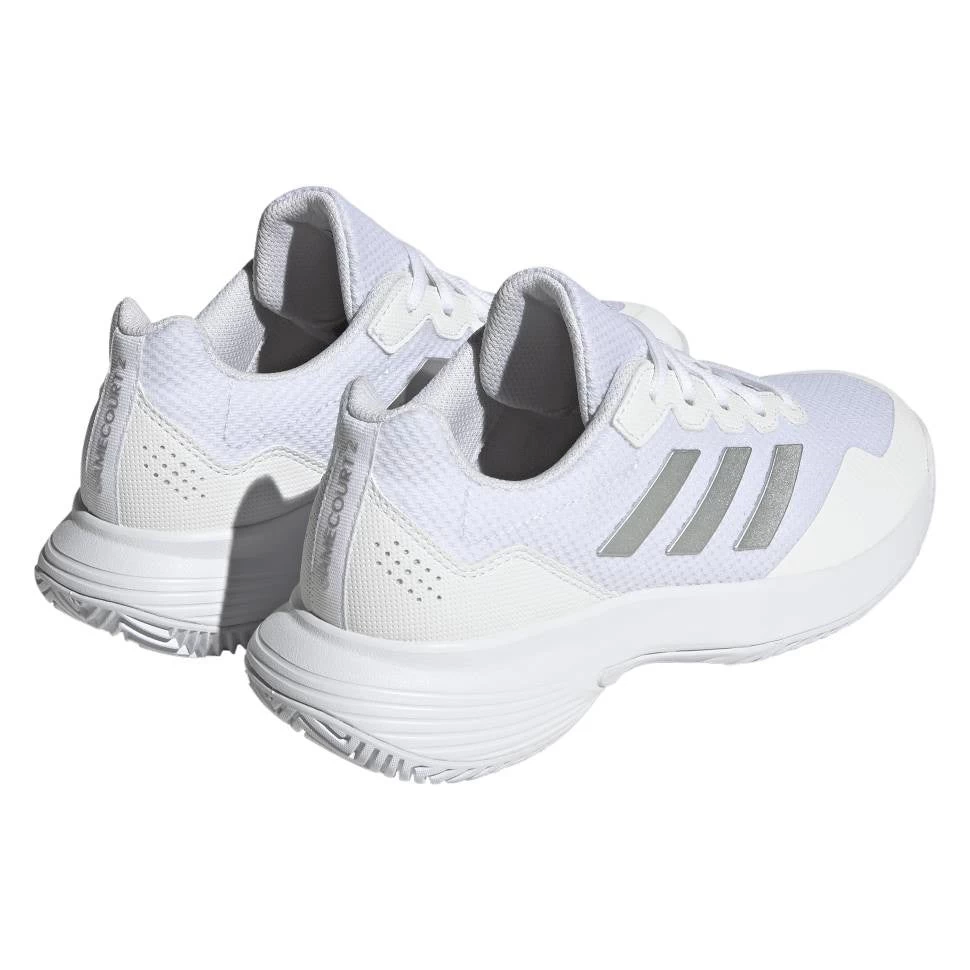 Adidas GameCourt 2 Women's Tennis Shoe (White) - Image 4