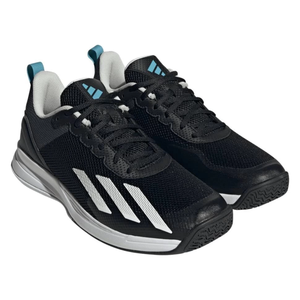 Adidas Courtflash Speed Men's Tennis Shoe (Black/White) - Image 3