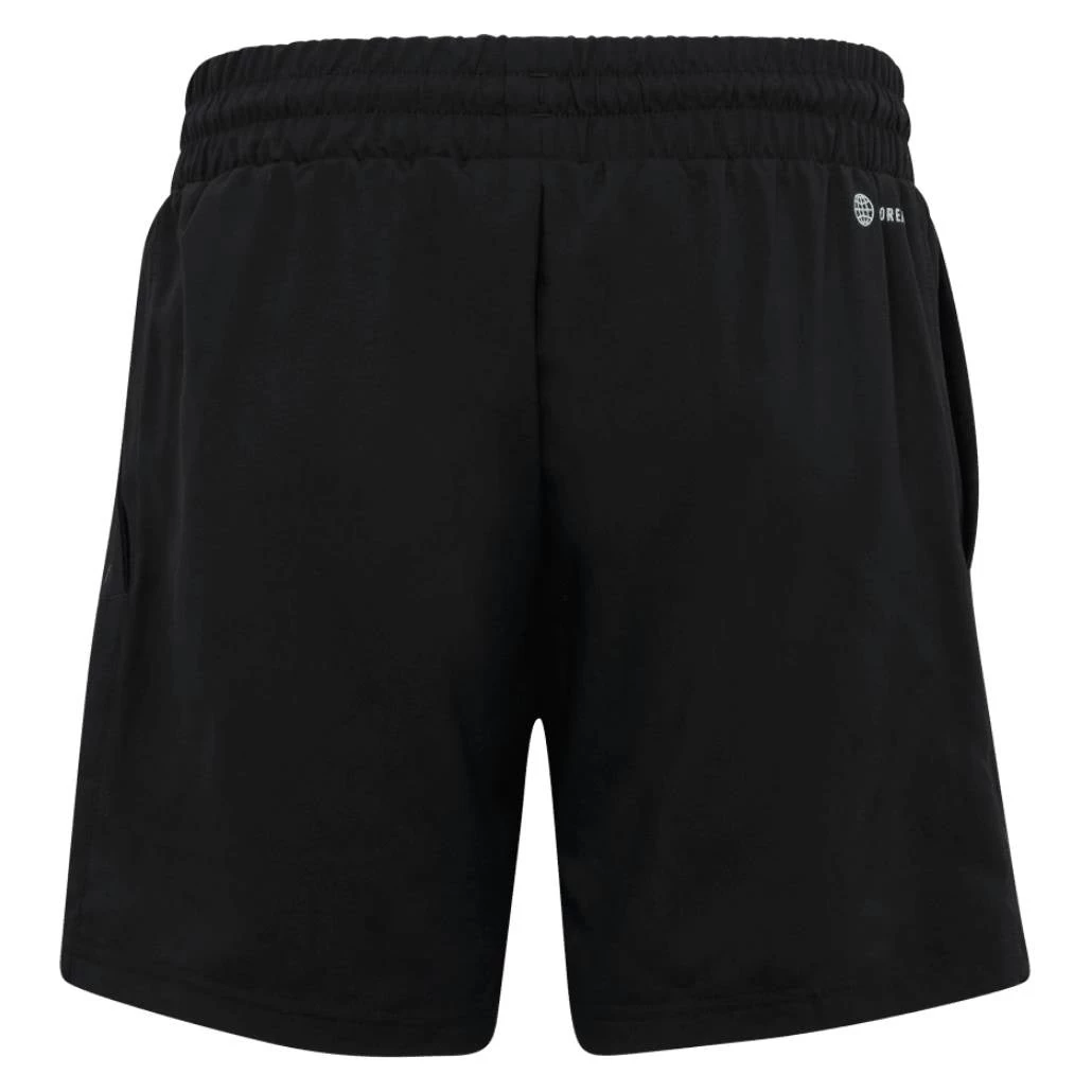 Adidas Boy's 3 Stripe Club Shorts (Black) - Image 2
