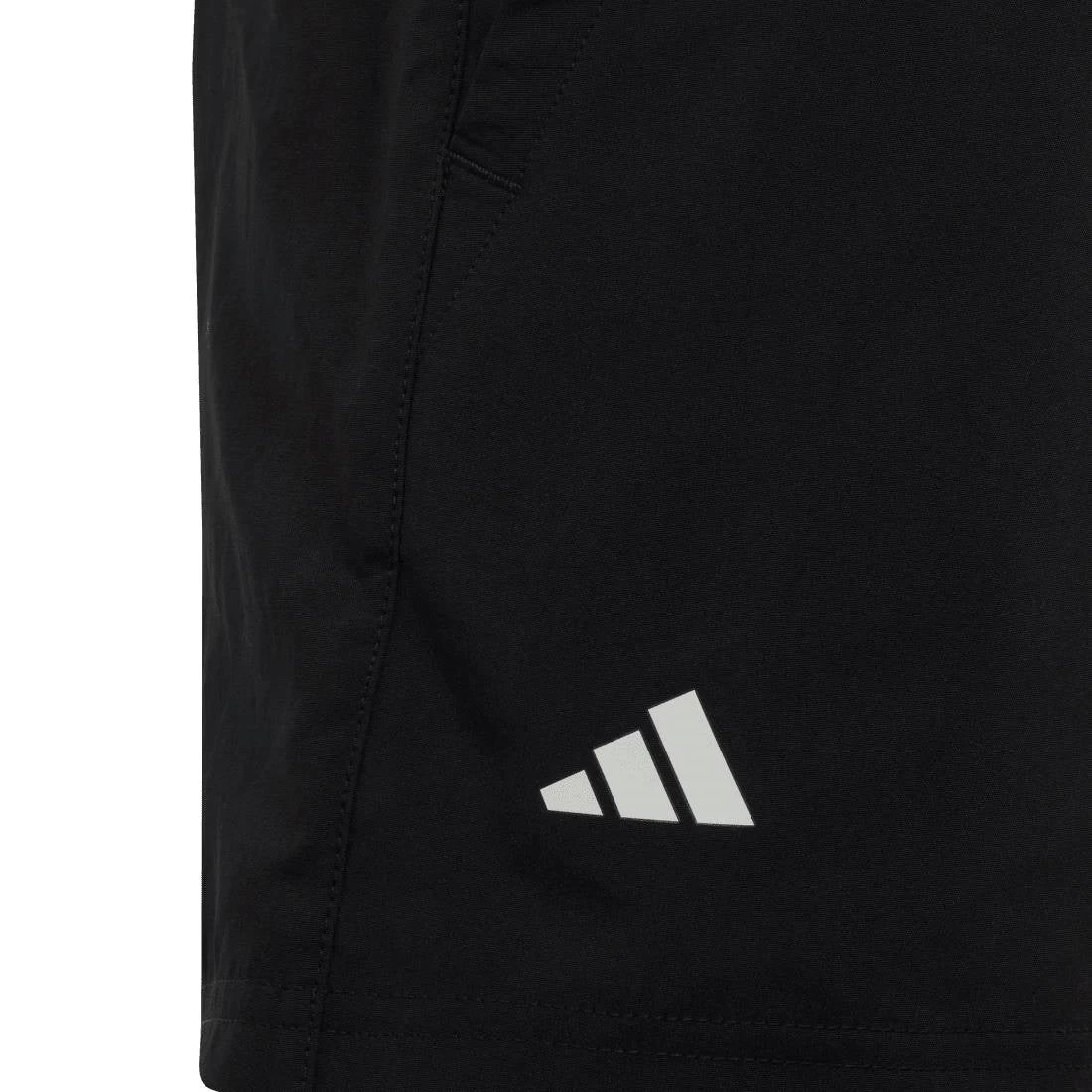 Adidas Boy's 3 Stripe Club Shorts (Black) - Image 4