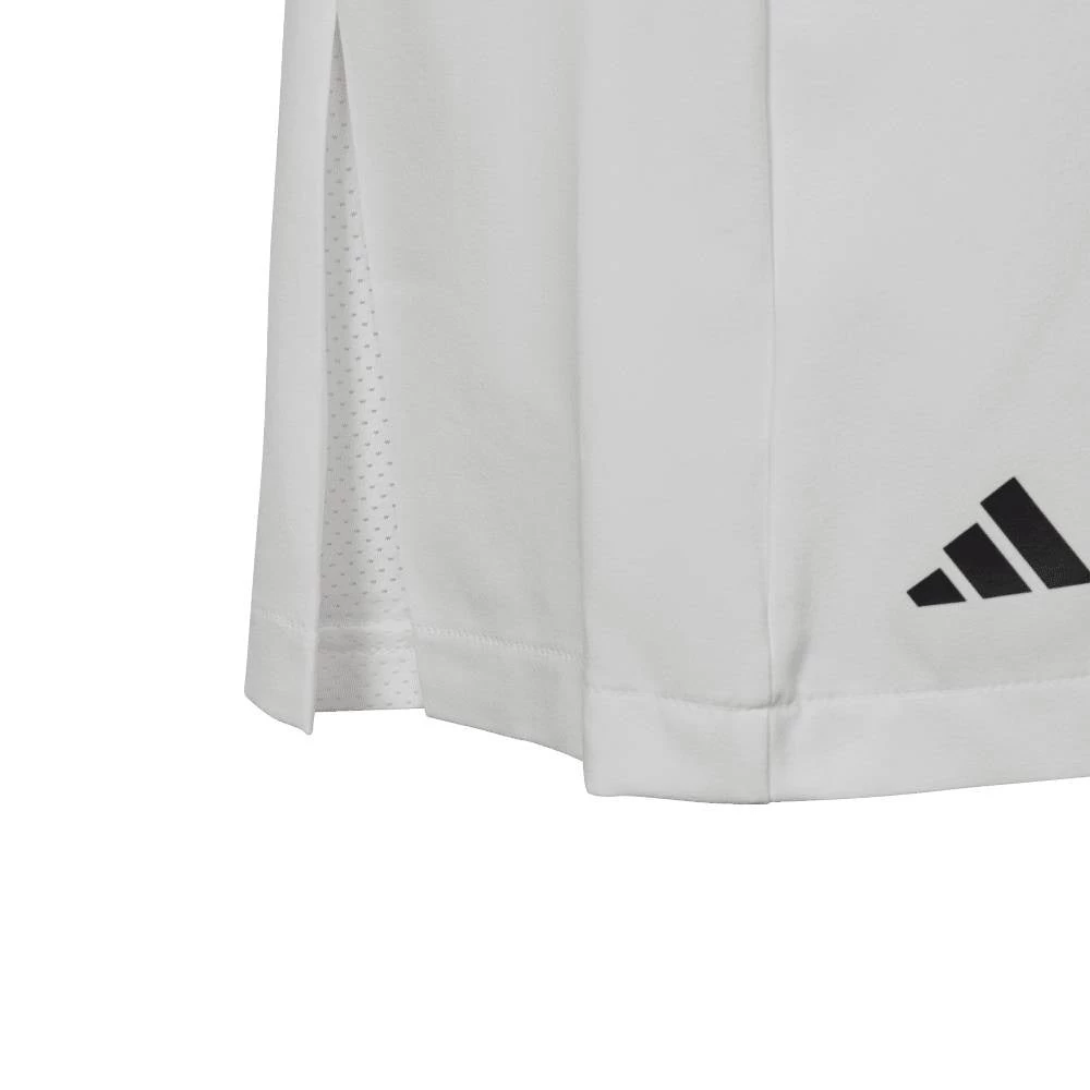 Adidas Girl's Club Pleated Skirt (White) - Image 5