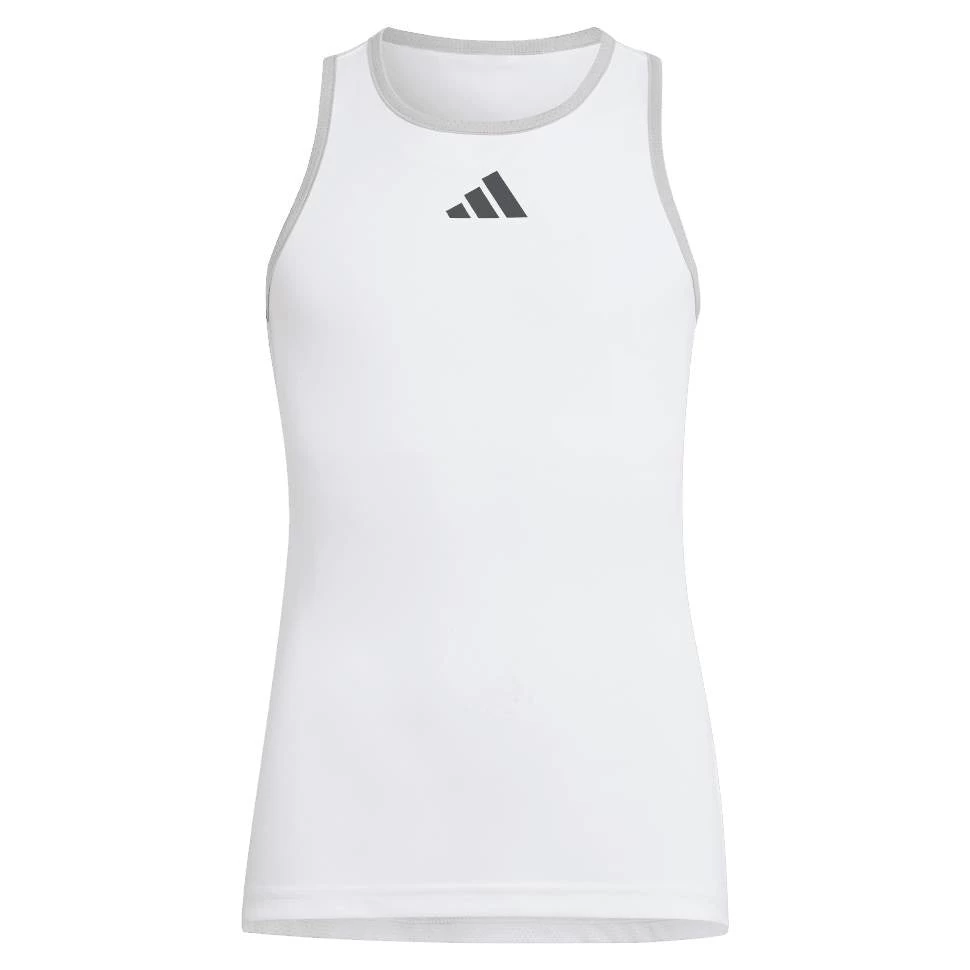 Adidas Girl's Club Tank Top (White)