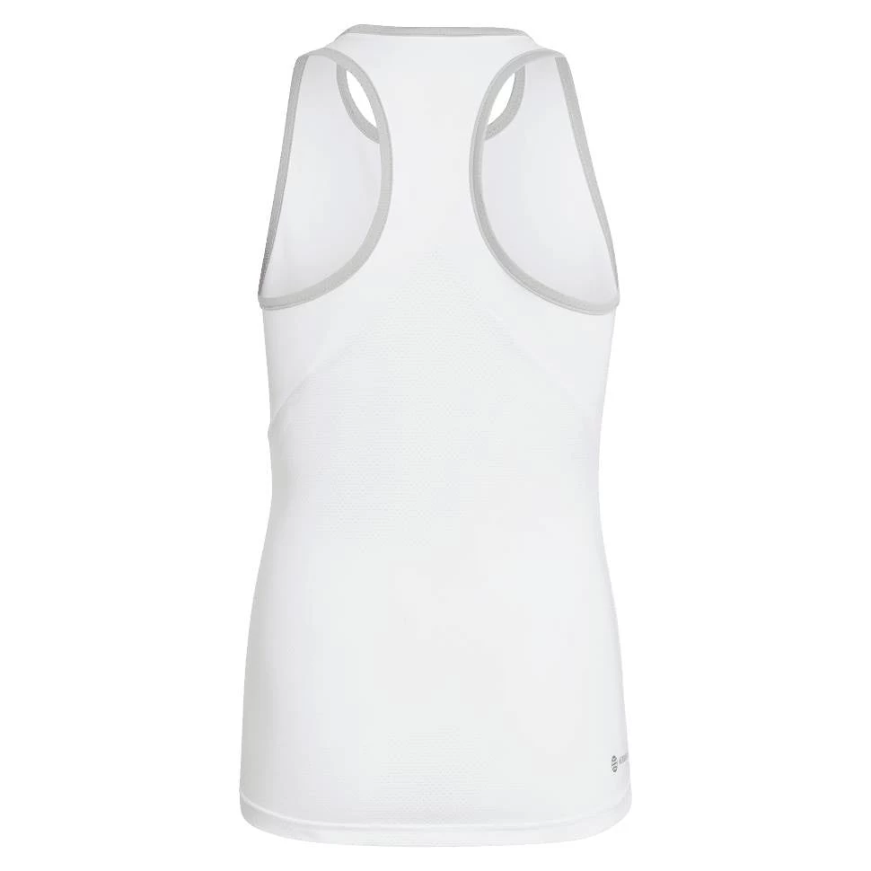 Adidas Girl's Club Tank Top (White) - Image 2