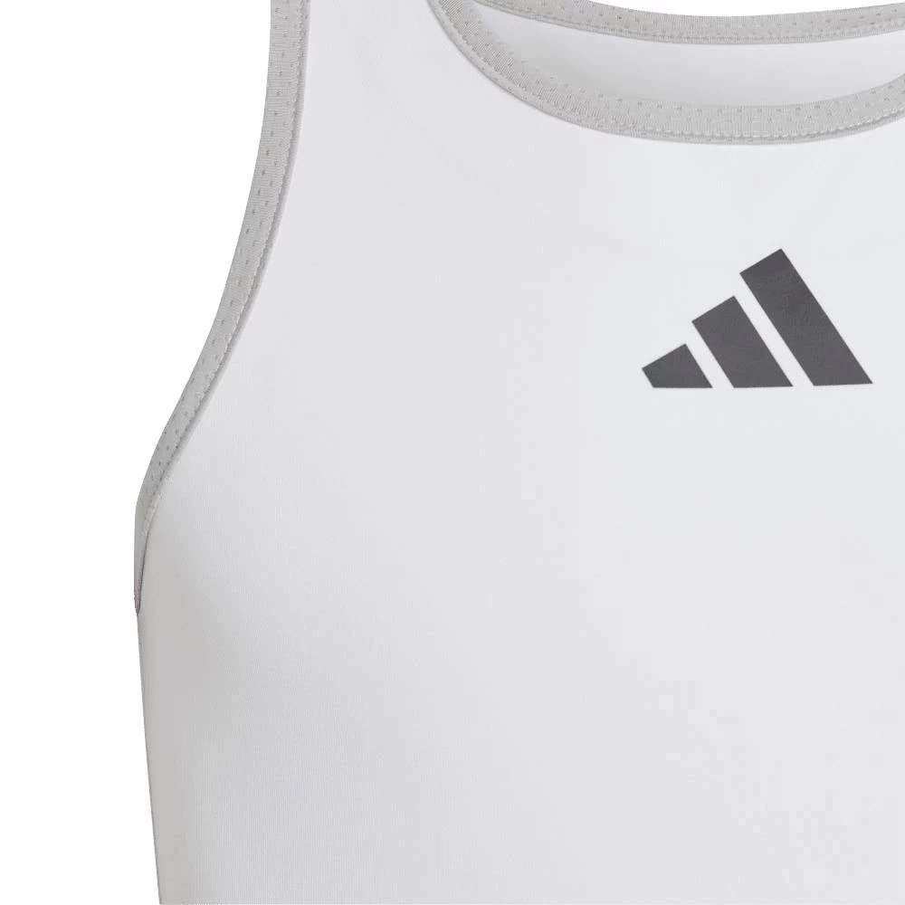 Adidas Girl's Club Tank Top (White) - Image 3