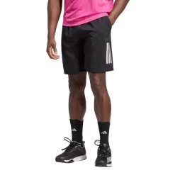 Adidas Men's 3 Stripe 7-inch Club Short (Black)