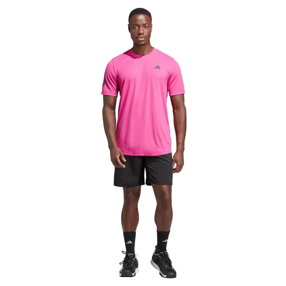 Adidas Men's 3 Stripe 7-inch Club Short (Black) - Image 3