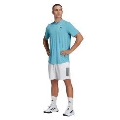 Adidas Men's 3 Stripe Club Top (Blue)