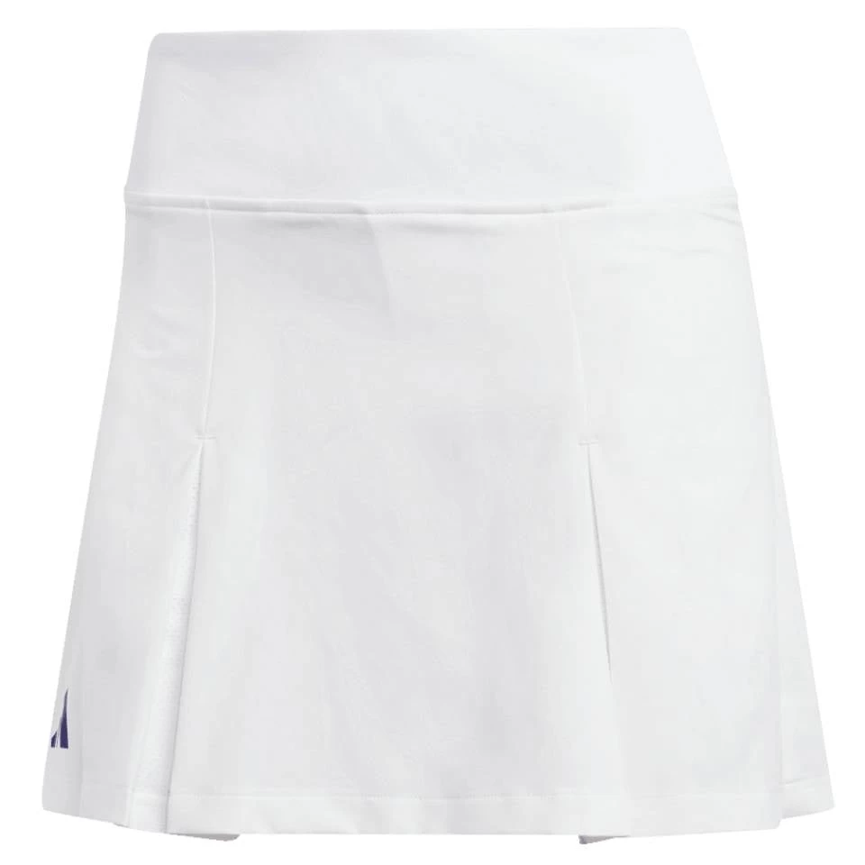 Adidas Women's Club Pleated Skirt (White) - Image 4