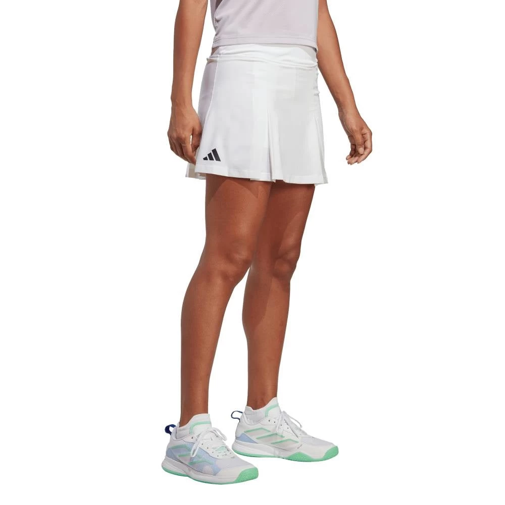 Adidas Women's Club Pleated Skirt (White) - Image 2