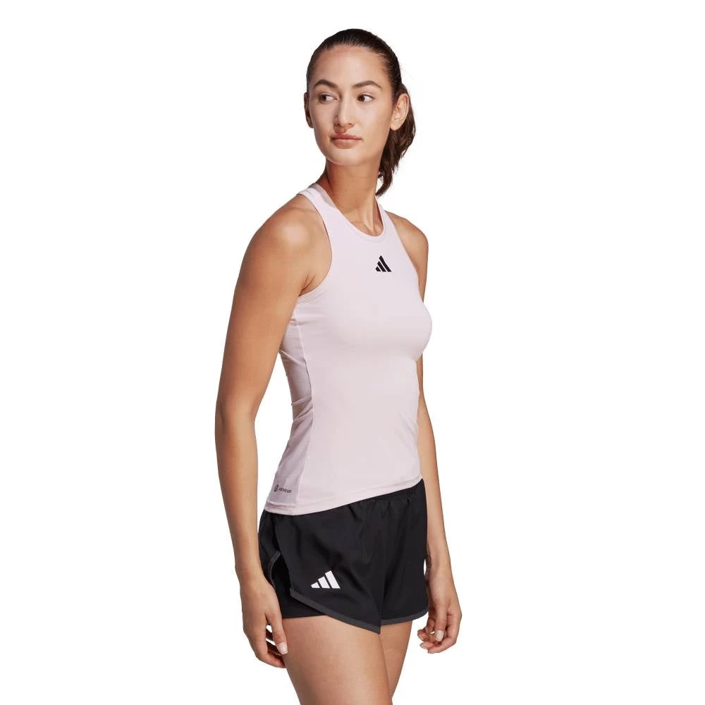 Adidas Women's Club Tank Top (Pink) - Image 3