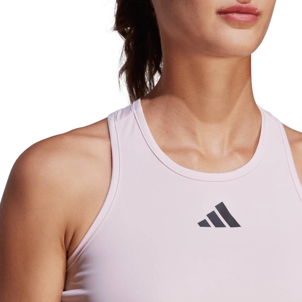 Adidas Women's Club Tank Top (Pink) - Image 5