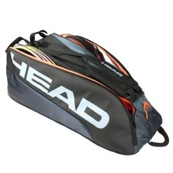 Head Tour Team Supercombi 9 Pack Racquet Bag (Black/Grey)