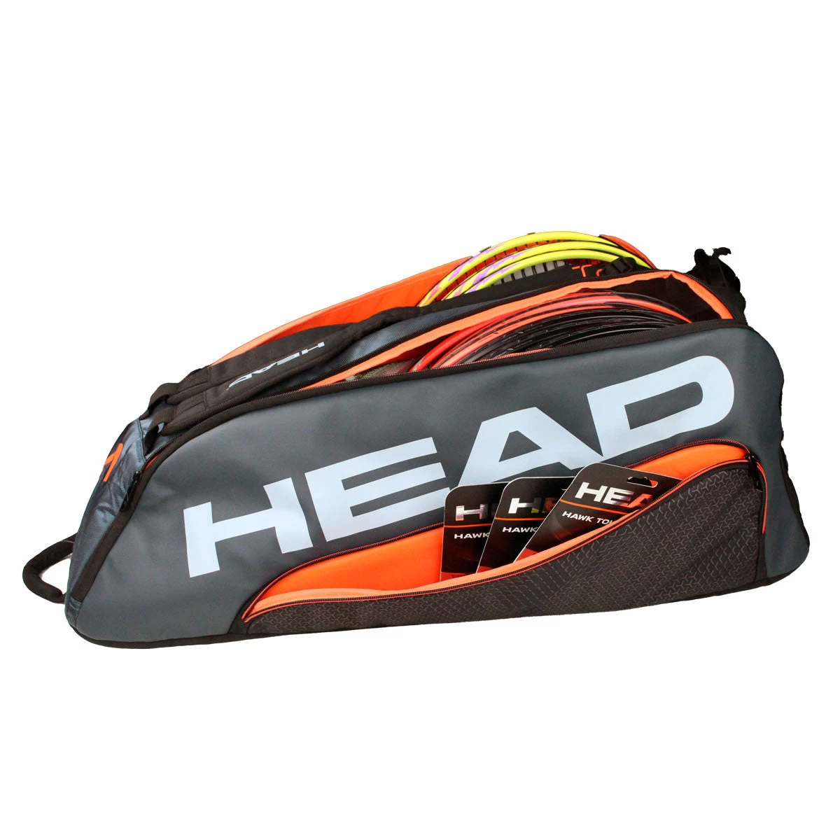 Head Tour Team Supercombi 9 Pack Racquet Bag (Black/Grey) - Image 4