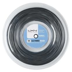 Luxilon ALU Power Rough 16L/1.25 Tennis String Mini Reel (Silver)
