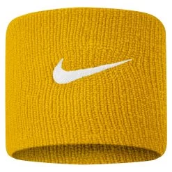 Nike Tennis Premier Wristbands 2 Pack (Gold/White)