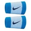 Nike Swoosh Doublewide Wristbands 2 Pack (Photo Blue/Celestine Blue)