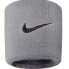 Nike Swoosh Wristbands (Grey/Black)