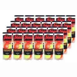 Penn Championship Extra Duty Two Tone Tennis Balls - 24 Can Case (Orange/Yellow)
