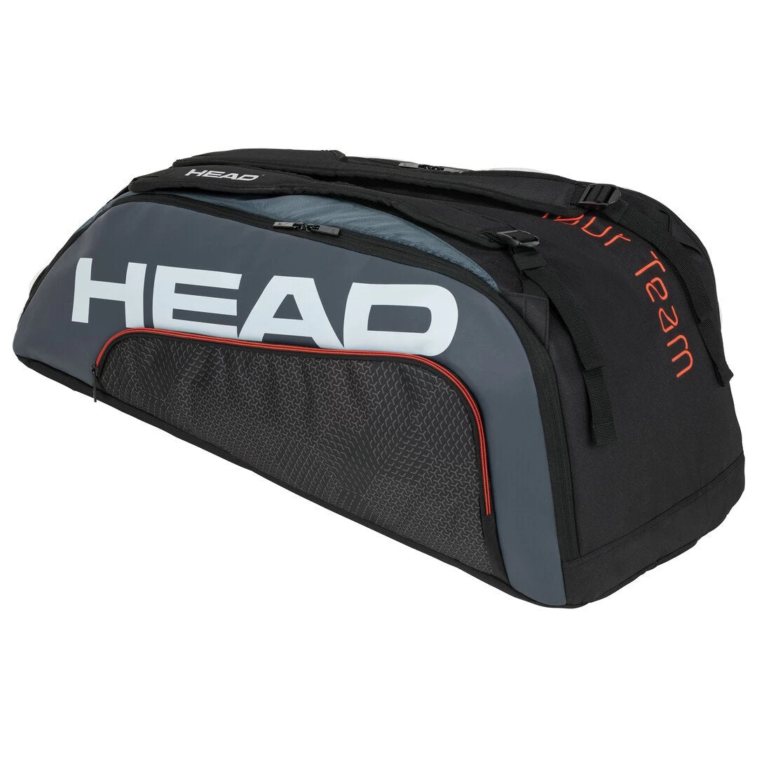 Head Tour Team Supercombi 9 Pack Racquet Bag (Black/Grey) - Image 2