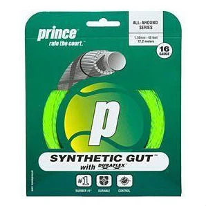 Prince Synthetic Gut 16/1.30 Duraflex Tennis String (Yellow) - Image 2