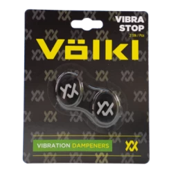 Volkl Vibrastop Vibration Dampener 2 Pack (Black/Silver)