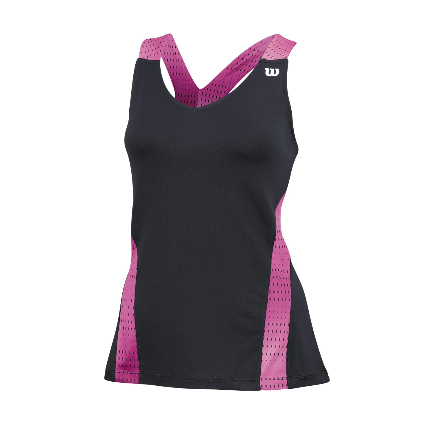 Wilson Womens Colorflight V Neck Tank Top (Peony)
