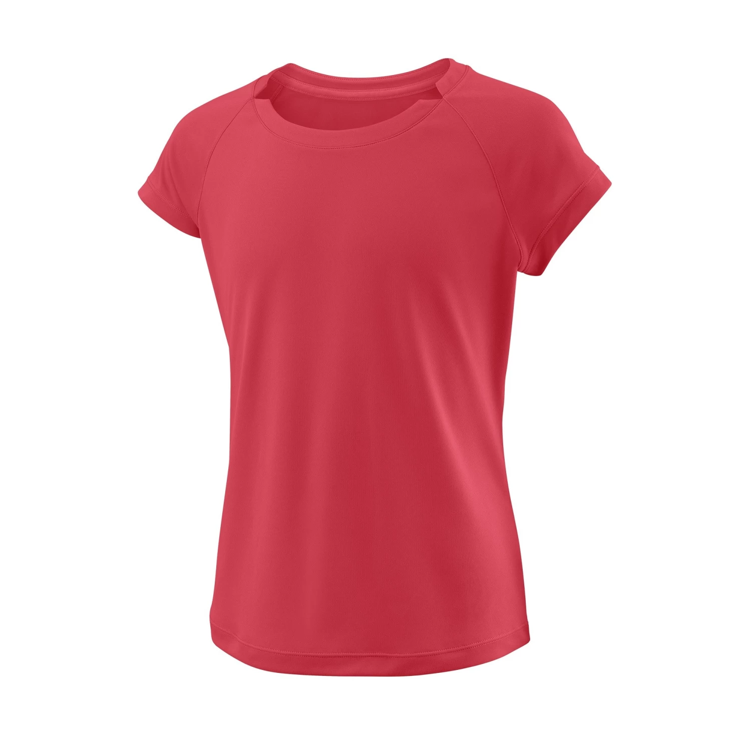 Wilson Girls Cap Sleeve Top (Fiery Coral)