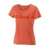 Wilson Womens UWII Script Tech Top (Orange/Red)
