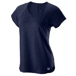 Wilson Women's Training V-Neck Tee (Peacoat)
