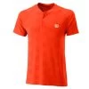 Wilson Men's Power Seamless Henley (Tangerine Tango)