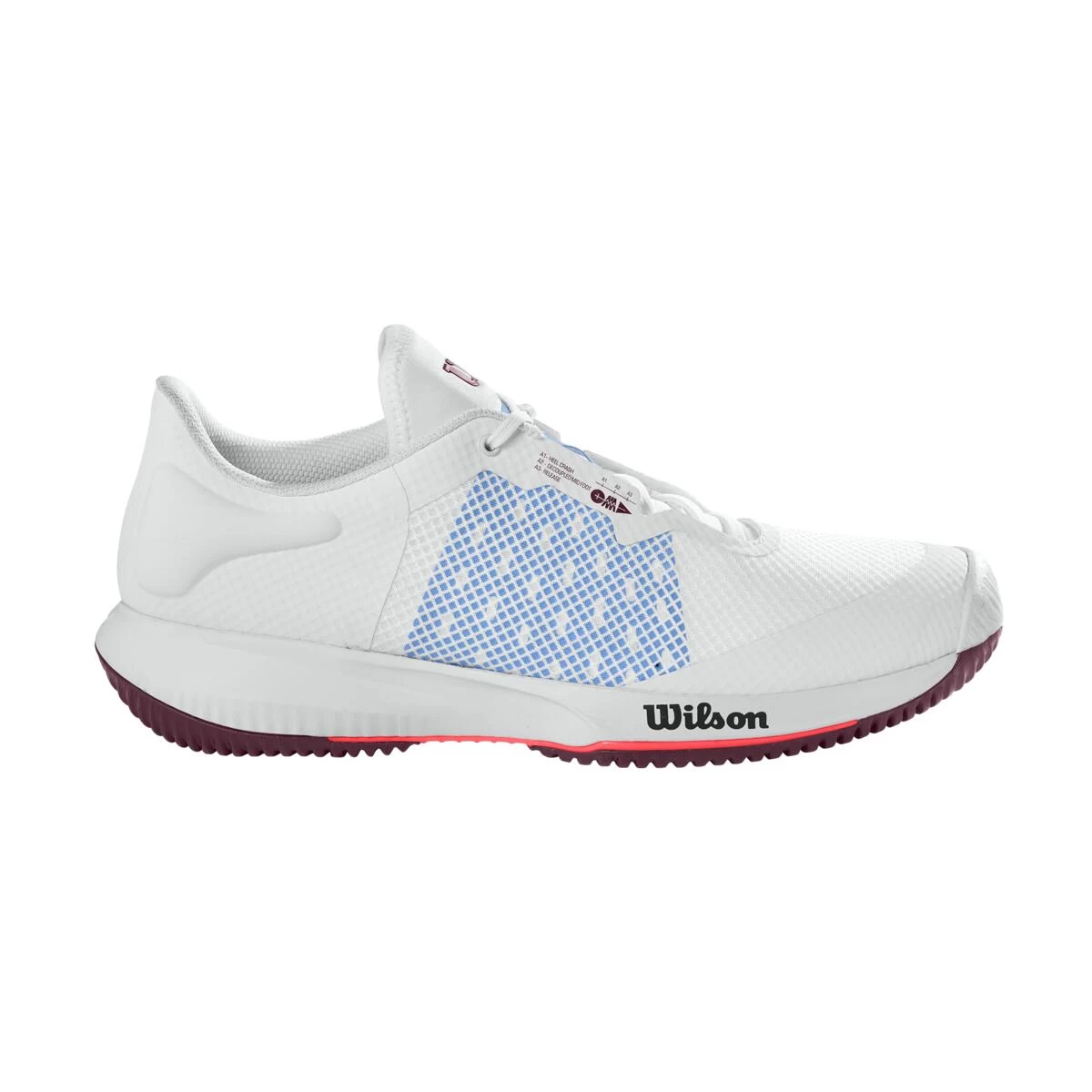 Wilson Kaos Swift Women's Tennis Shoe (White/Blue) - Image 4