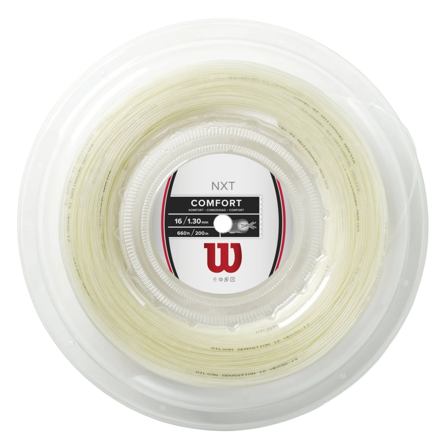 Wilson NXT 16/1.30 Tennis String Reel (Natural)
