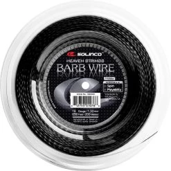 Solinco Barb Wire 16/1.30 Tennis String Reel (Black)