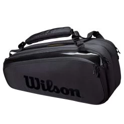 Wilson Pro Staff V13 Super Tour 9 Pack Racquet Bag (Black)