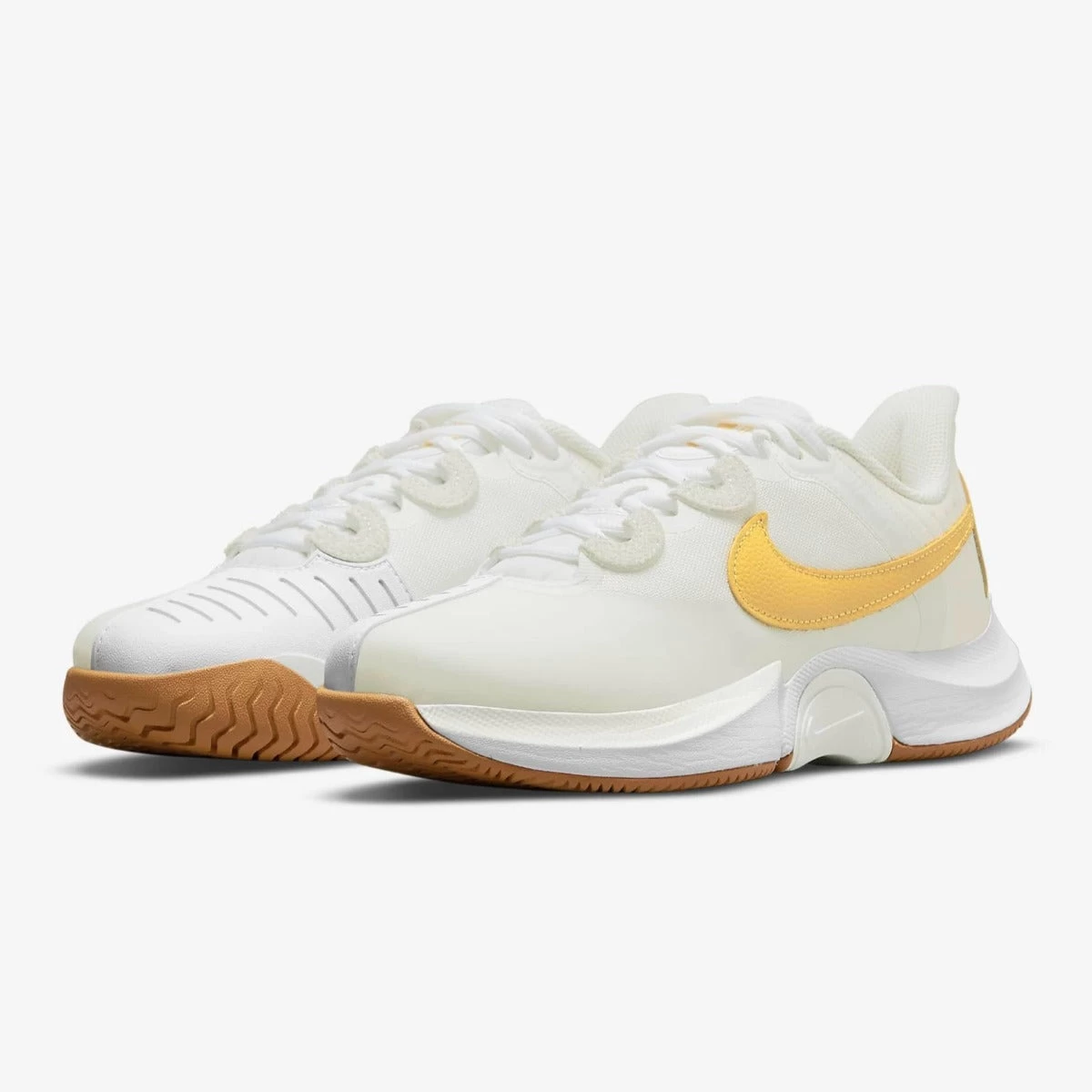 Nike Air Zoom GP Turbo Women's Tennis Shoe (White/Gold) - Image 5