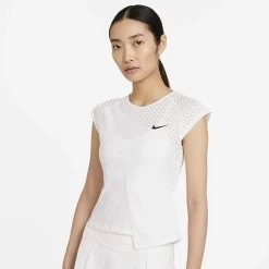 Nike Women's Dri-FIT ADV Slam Tank Top (White/Black)