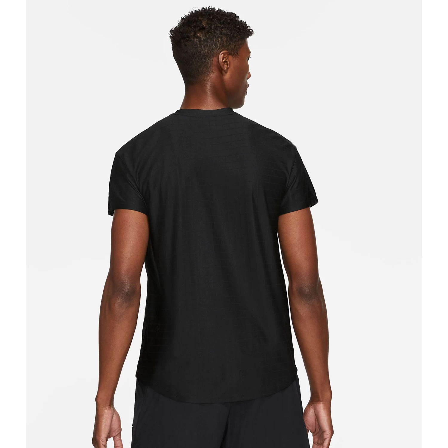 Nike Men's Dri-FIT Advantage Top (Black/White) - Image 4