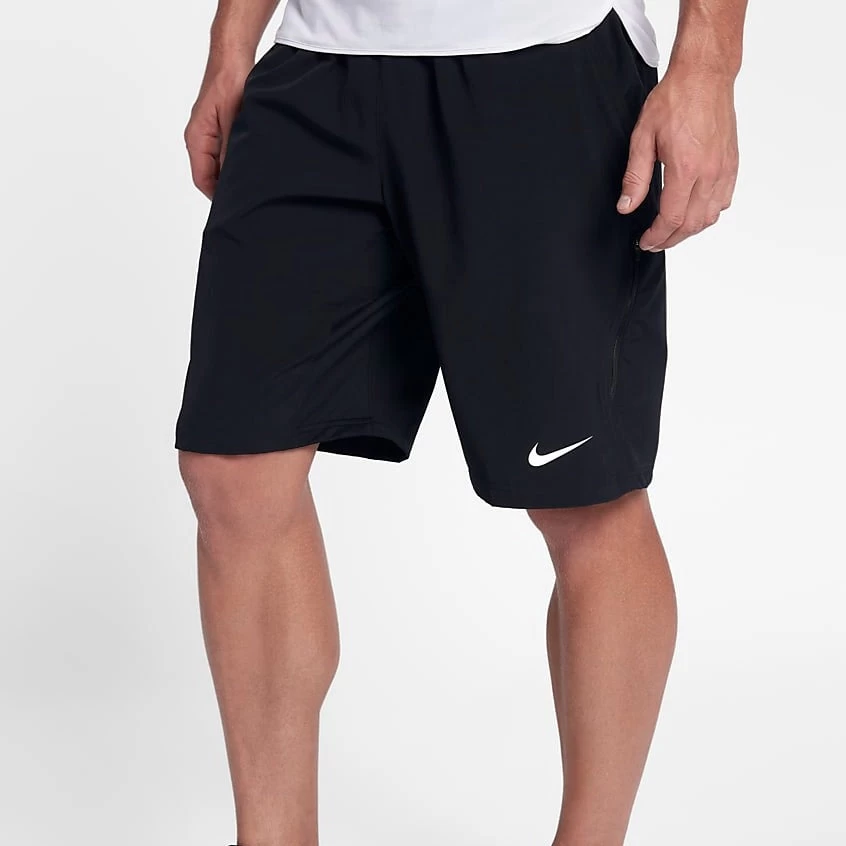 Nike Men's Flex 11-Inch Shorts (Black/White)