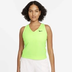 Nike Women's Dri-FIT Victory Tank (Lime/Black)