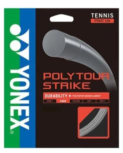 Yonex Poly Tour Strike 16L/1.25 Tennis String (Grey)